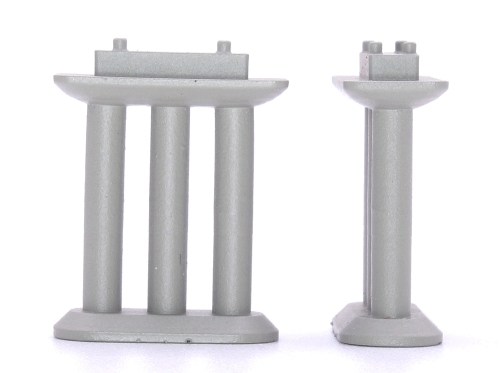 Concrete pillar long single-track, 2 pieces